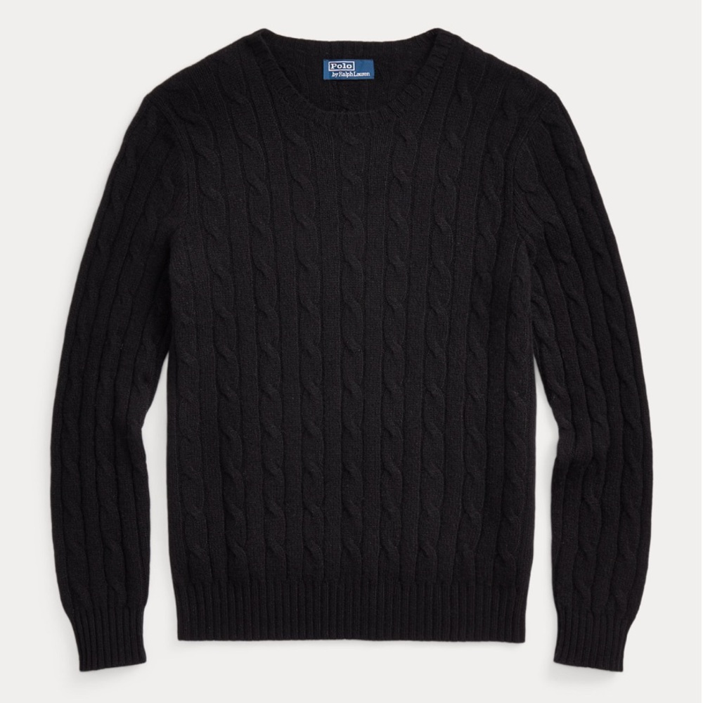 Ralph Lauren The Iconic Cable-Knit Cashmere Sweater
